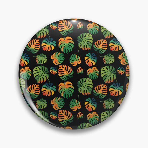Item preview, Tropical monstera leaves in vibrant shades. Seamless botanical pattern designed and sold by AlicinaM.