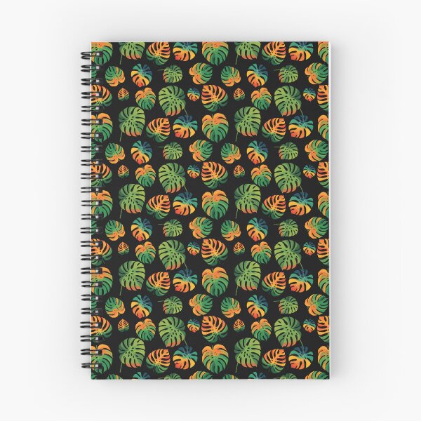 Item preview, Tropical monstera leaves in vibrant shades. Seamless botanical pattern designed and sold by AlicinaM.