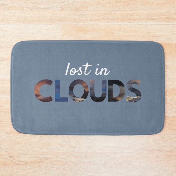 Item preview, Lost in Clouds, Dreamy Sky Typography for Cloud Lovers designed and sold by NeededTees.