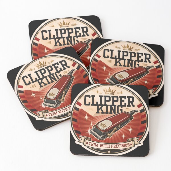 Item preview, Clipper King Trim With Precision Vintage Barber Emblem designed and sold by Barber MD Culture.