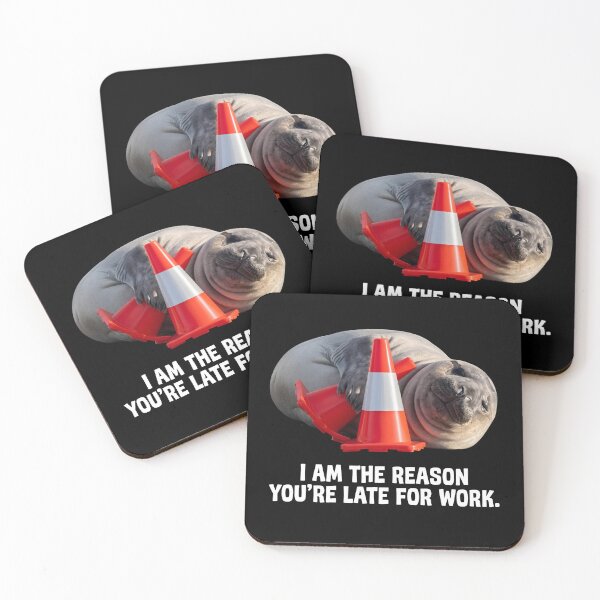 Item preview, Neil The Seal The Reason You Are Late For Work Funny Seal Meme  designed and sold by mareix.