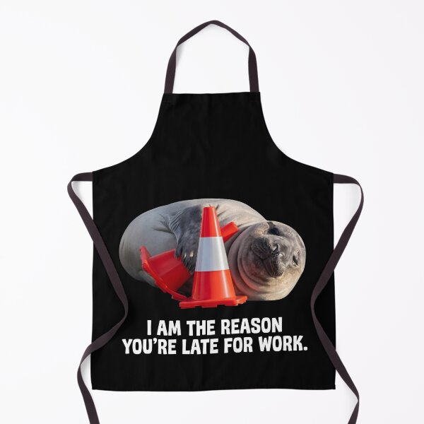 Item preview, Neil The Seal The Reason You Are Late For Work Funny Seal Meme  designed and sold by mareix.