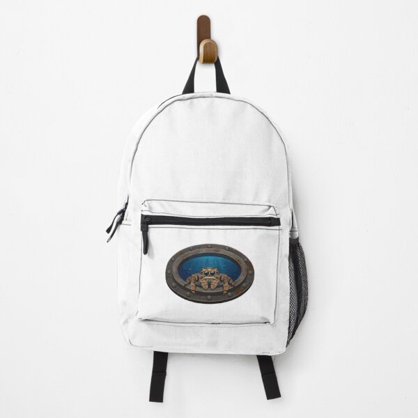 Item preview, Curious Jumping Spider Rusty Shipwreck Porthole Art designed and sold by ArcApparel2020.