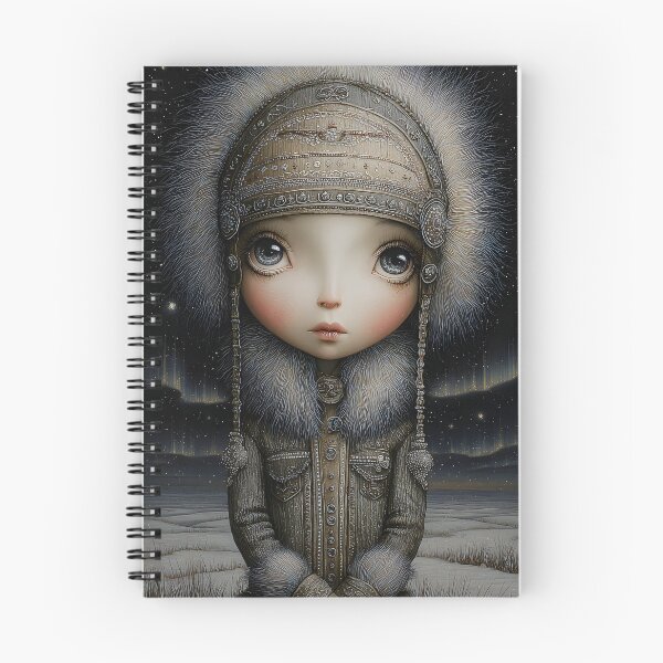 Item preview, Whimsical Portrait of a Young Girl in Winter Wear designed and sold by Artessie.