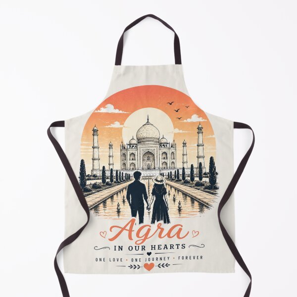 Item preview, Agra In Our Hearts One Love Forever designed and sold by BagFactoryUK.