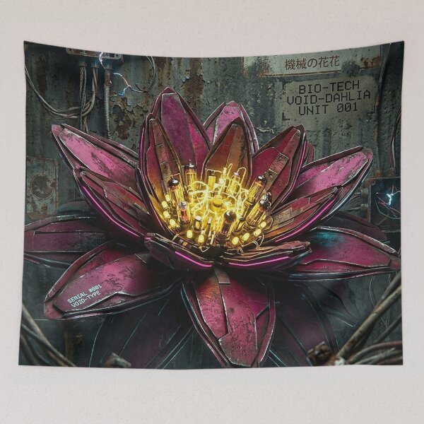 Item preview, Bio-Tech Cyberpunk Industrial Flower designed and sold by Apex_Visuals.