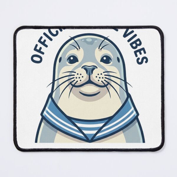 Item preview, Neil the Seal Official Chill Vibes Cute Meme designed and sold by InkAndVision12.