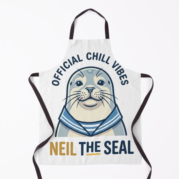 Item preview, Neil the Seal Official Chill Vibes Cute Meme designed and sold by InkAndVision12.
