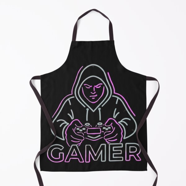 Item preview, Neon Gamer Mascot Cyberpunk LED Sign Art designed and sold by alalame.