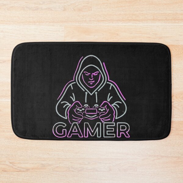 Item preview, Neon Gamer Mascot Cyberpunk LED Sign Art designed and sold by alalame.