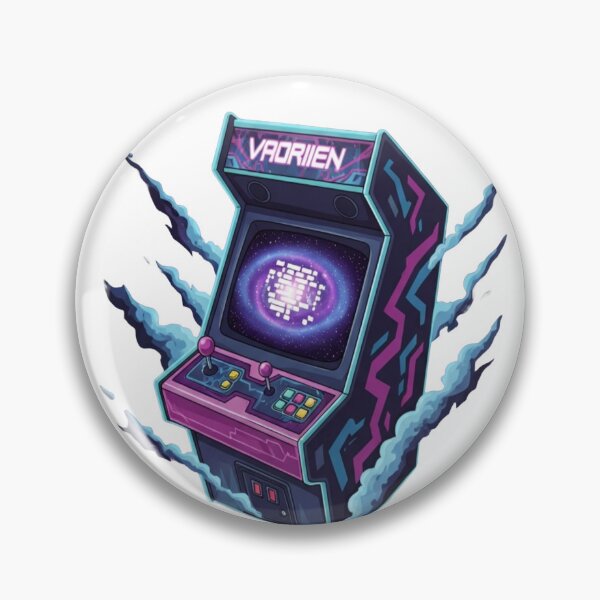 Item preview, Neon Cyberpunk Arcade Machine Retro Gaming Energy designed and sold by Dzblack.