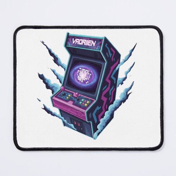 Item preview, Neon Cyberpunk Arcade Machine Retro Gaming Energy designed and sold by Dzblack.