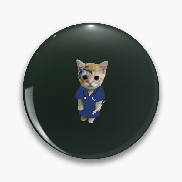 Item preview, Cute Nurse Cat | Kawaii Nursing Student Sticker designed and sold by DripKick.