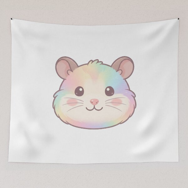Item preview, Cute Pastel Rainbow Hamster designed and sold by Owcomm.