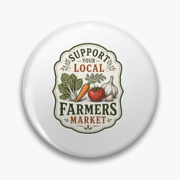 Item preview, Support Local Farmers Market designed and sold by Mr-AShop.
