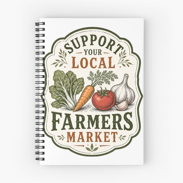 Item preview, Support Local Farmers Market designed and sold by Mr-AShop.