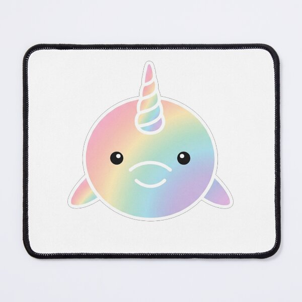 Item preview, Rainbow Kawaii Narwhal designed and sold by Owcomm.