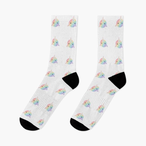 Item preview, Rainbow Kawaii Narwhal designed and sold by Owcomm.