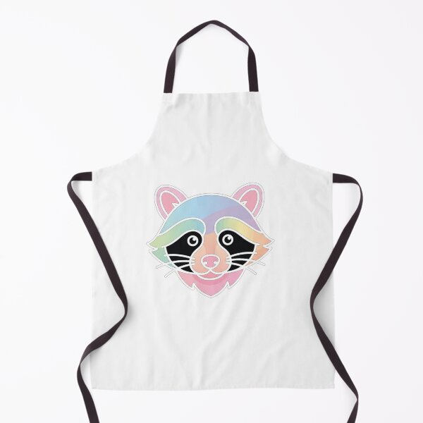 Item preview, Pastel Rainbow Raccoon Face designed and sold by Owcomm.