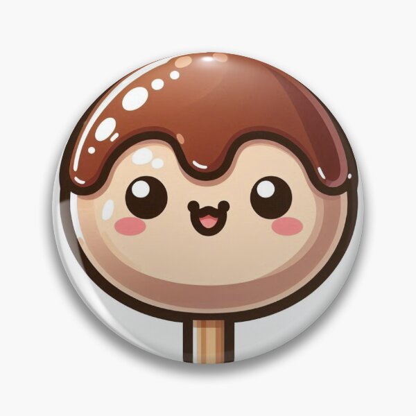 Item preview, Kawaii Mitarashi Dango Sticker | Cute Japanese Glazed Sweet designed and sold by PastelPawsArt.