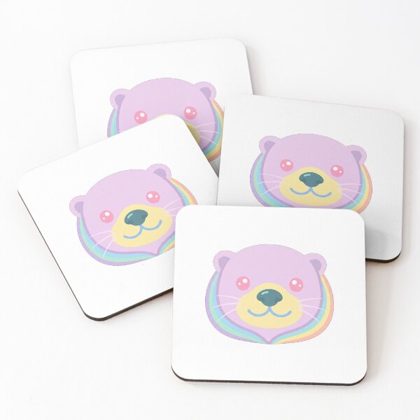 Item preview, Cute Rainbow Pastel Otter designed and sold by Owcomm.