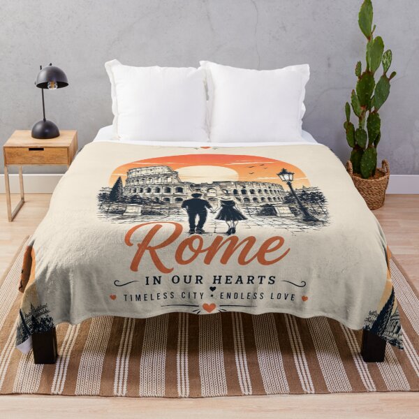 Item preview, Rome In Our Hearts Timeless City Endless Love designed and sold by BagFactoryUK.