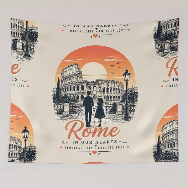 Item preview, Rome In Our Hearts Timeless City Endless Love designed and sold by BagFactoryUK.