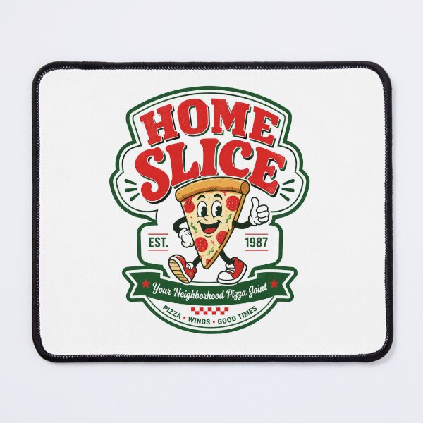 Item preview, Home Slice Pizza Badge designed and sold by Mr-AShop.