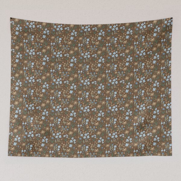 Item preview, Blooming flowers seamless print designed and sold by pinkyfish1010.