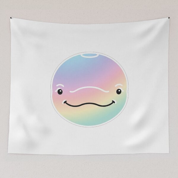 Item preview, Happy Iridescent Blob Face designed and sold by Owcomm.