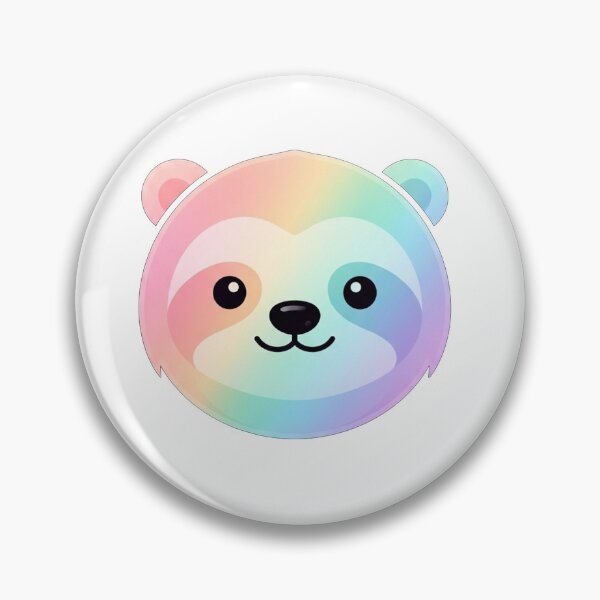 Item preview, Cute Pastel Rainbow Sloth Face designed and sold by Owcomm.
