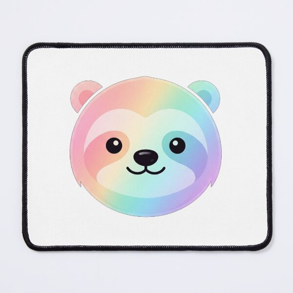 Item preview, Cute Pastel Rainbow Sloth Face designed and sold by Owcomm.