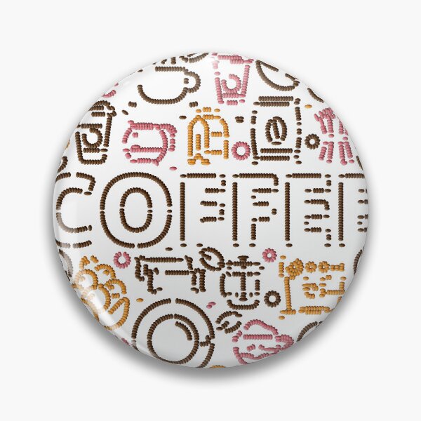 Item preview, Coffee with Embroidery Effect designed and sold by Digijek.
