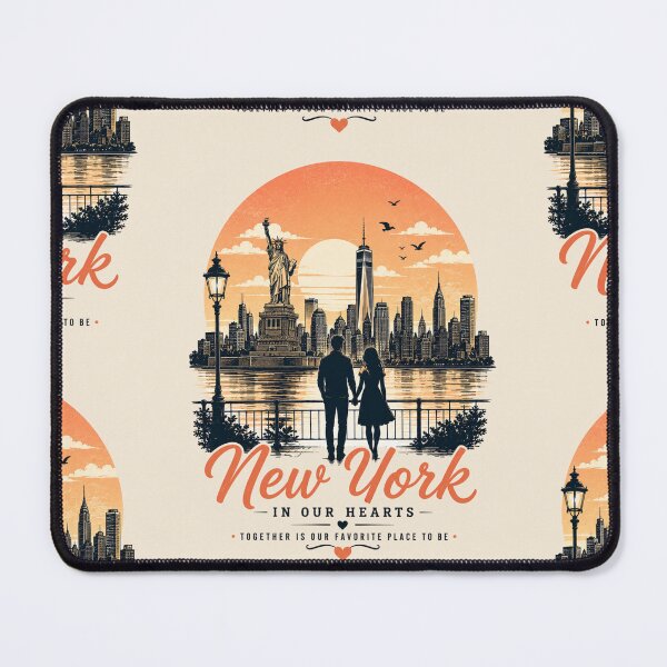 Item preview, New York In Our Hearts Together Is Our Favourite Place To Be designed and sold by BagFactoryUK.