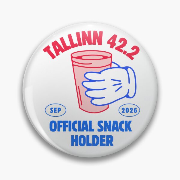 Item preview, Tallinn 42.2 Retro Official Snack Holder Support Crew designed and sold by Tattyarts.