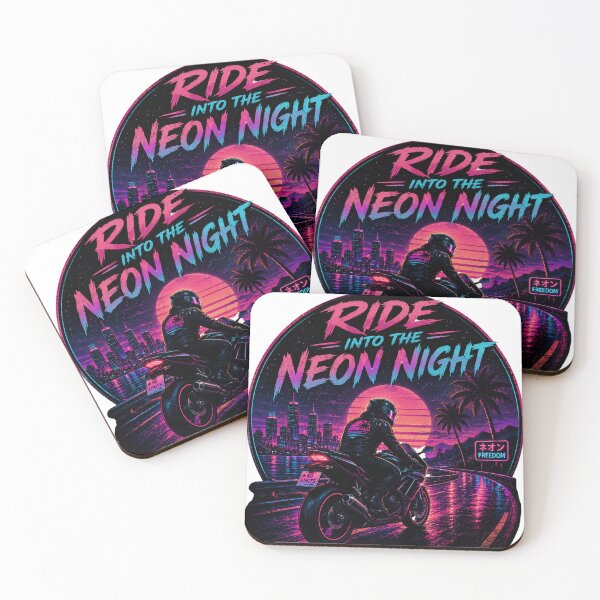 Item preview, Ride Into The Neon Night designed and sold by RetroPlus.