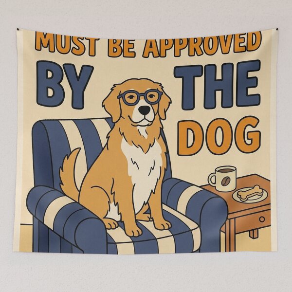 Item preview, All Meetings Must Be Approved By The Dog designed and sold by nowellacorten.