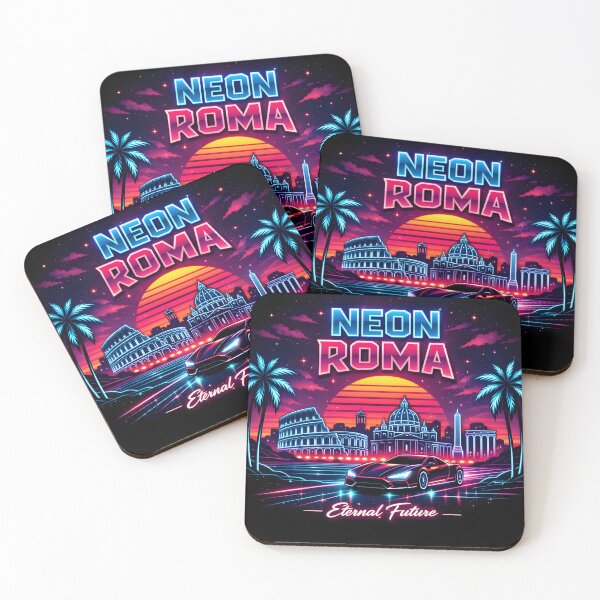 Item preview, Neon Rome Skyline designed and sold by Neo Tokio.