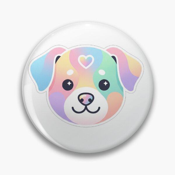 Item preview, Pastel Rainbow Puppy Love Heart designed and sold by Owcomm.