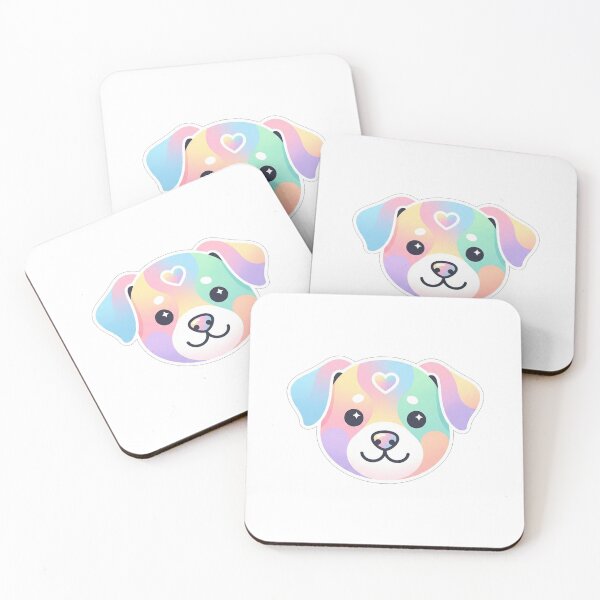 Item preview, Pastel Rainbow Puppy Love Heart designed and sold by Owcomm.