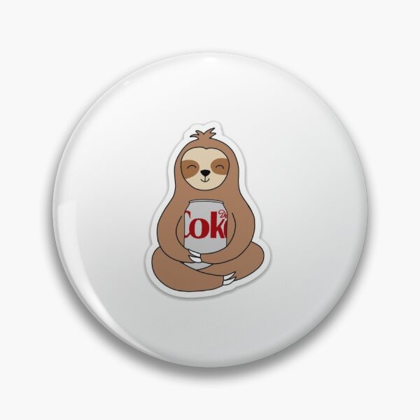 Item preview, Cute Sloth Holding a Soda Can | Funny Lazy Animal Aesthetic | Diet Drink designed and sold by DripKick.