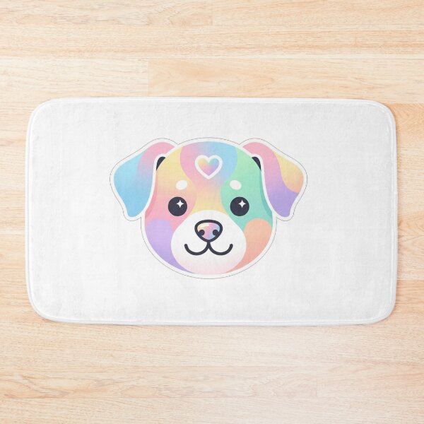 Item preview, Pastel Rainbow Puppy Love Heart designed and sold by Owcomm.