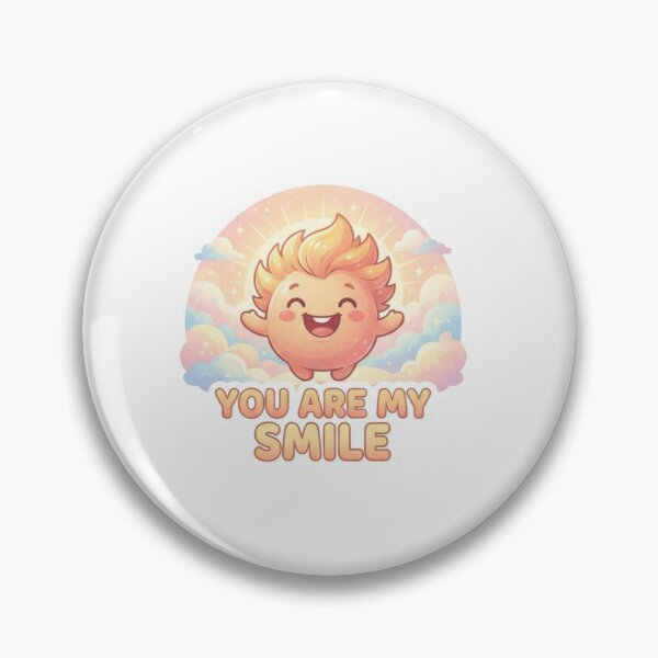 Item preview, You Are My Smile Happy Sticker designed and sold by Imaginarium of Chaos falcon88 .