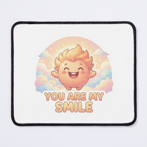 Item preview, You Are My Smile Happy Sticker designed and sold by Imaginarium of Chaos falcon88 .