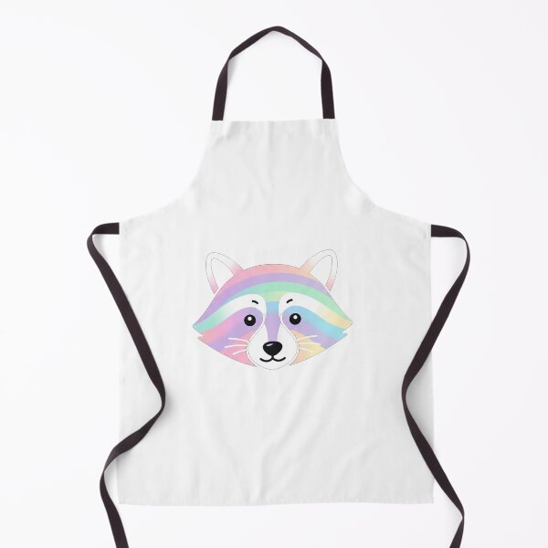 Item preview, Cute Pastel Rainbow Raccoon Face designed and sold by Owcomm.