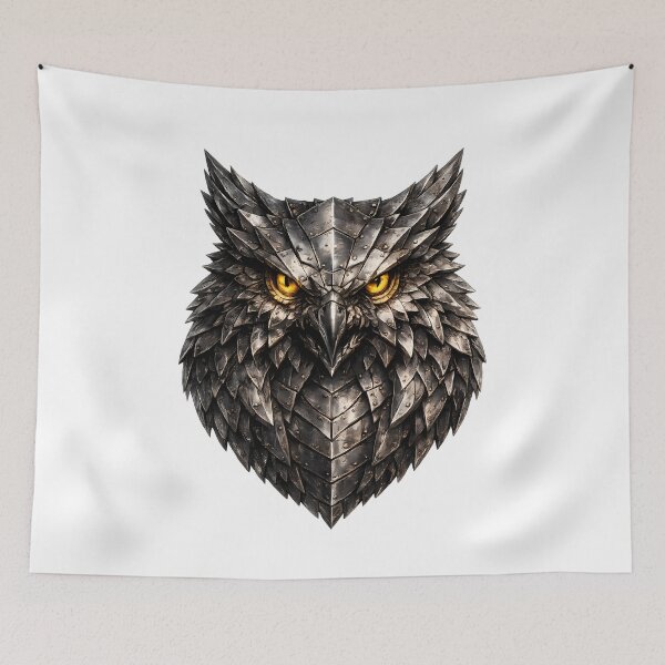 Item preview, Steel Owl V3 – Industrial Metal Owl | Steel Beast Mechanical Guardian designed and sold by SteelCoat Studio.