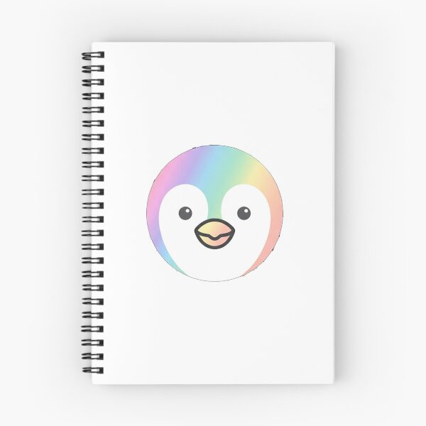 Item preview, Rainbow Pastel Penguin Face designed and sold by Owcomm.