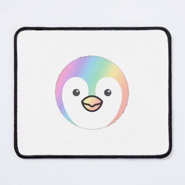 Item preview, Rainbow Pastel Penguin Face designed and sold by Owcomm.