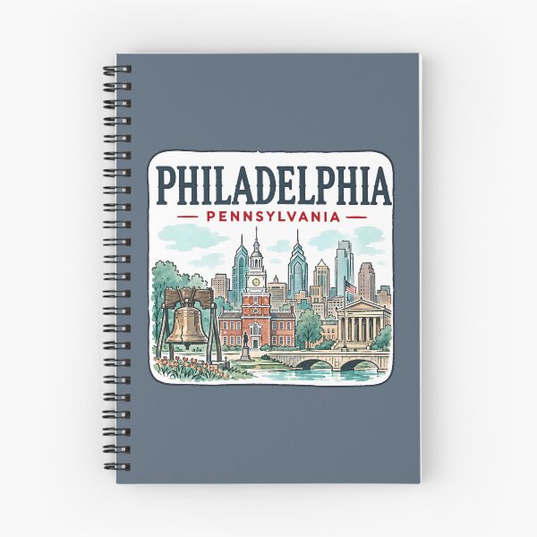 Item preview, Philadelphia Pennsylvania Skyline Cute Cityscape designed and sold by HowToCanadian.