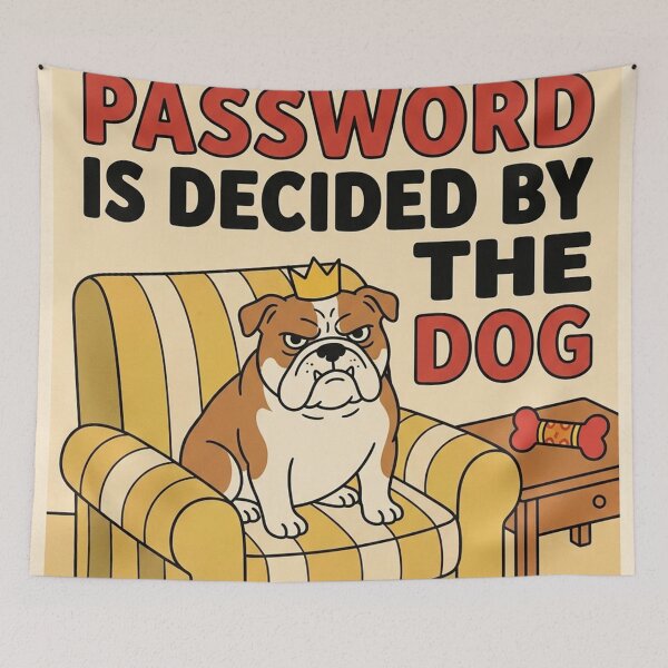 Item preview, The Wifi Password Is Decided By The Dog designed and sold by nowellacorten.